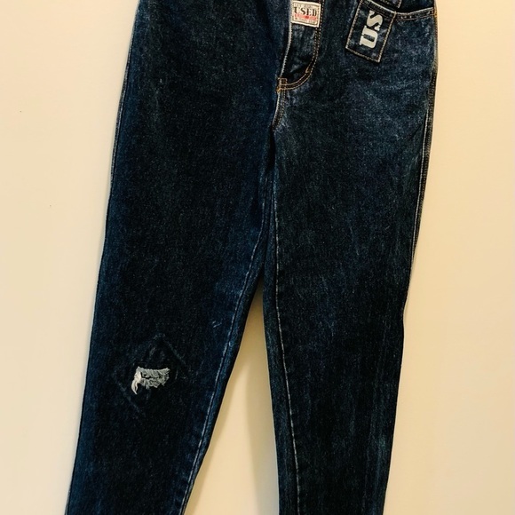 SOLD-VINTAGE Get Used By Elie Jeans Streetwear 90s RARE - Picture 4 of 6